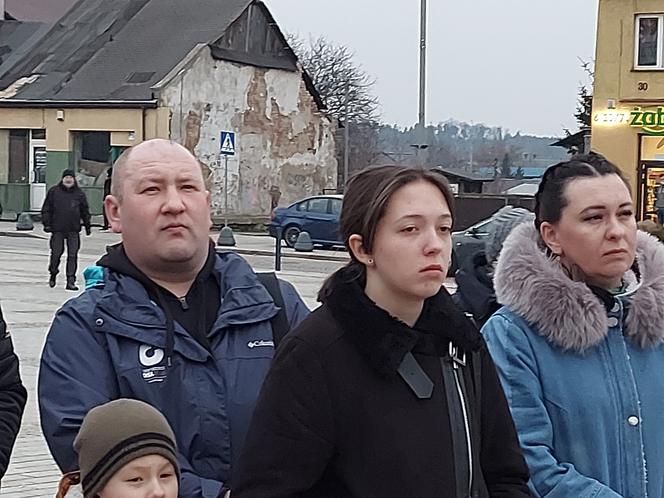 Starachowice solidarne z Ukrainą. Wiec poparcia na Rynku