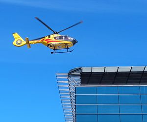 Wymieniał butlę z gazem i doszło do eksplozji. Poszkodowany mężczyzna trafił do szpitala