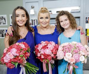 Katarzyna Skrzynecka z rodziną