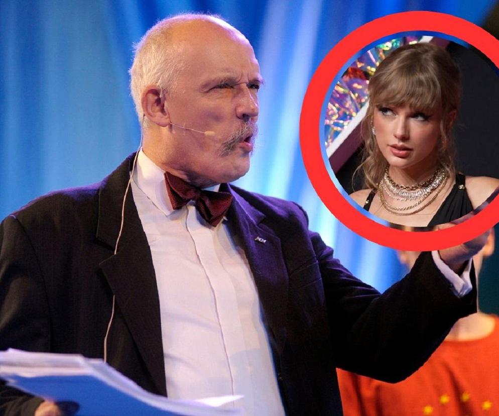 Janusz Korwin-Mikke obraża Taylor Swift. Internauci bezlitośnie z niego drwią: politycznie osiągnęła więcej, niż ty