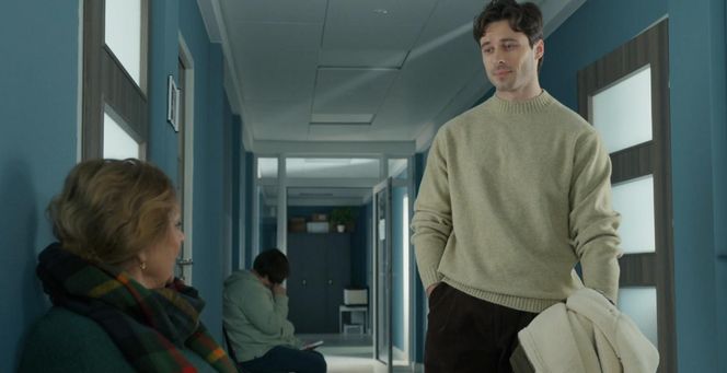 Barwy szczęścia odc. 3202. Józefina Rawiczowa (Elżbieta Jarosik), Cezary (Marcel Opaliński)