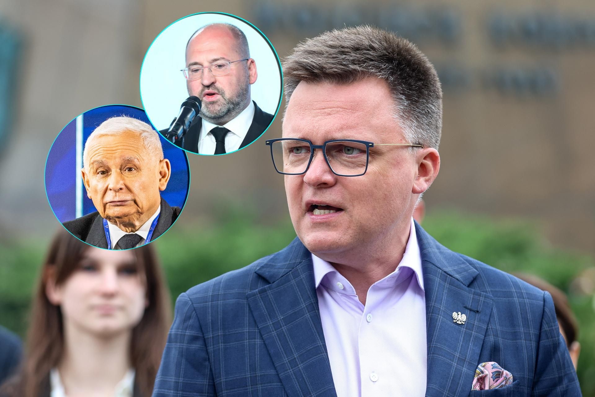 Hołownia spotkał się w nocy z człowiekiem Kaczyńskiego?