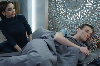 M jak miłość. Olek (Maurycy Popiel), Aneta (Ilona Janyst)