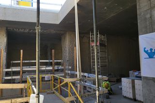 Stacja metra M2 Lazurowa od środka (19.03.2025)