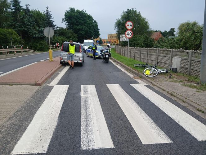 ​70-latek potrącił dwoje pieszych. Wypadek niedaleko Kościana