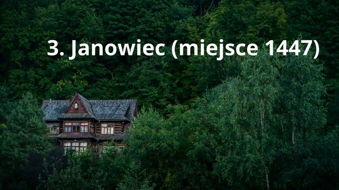 3. Janowiec (miejsce 1447)