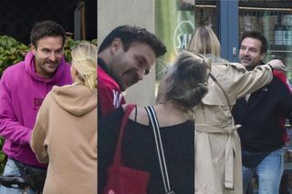 Stramowski w wianuszku kobiet jak pączek w maśle. Trzy piękne blondynki w jedno popołudnie!