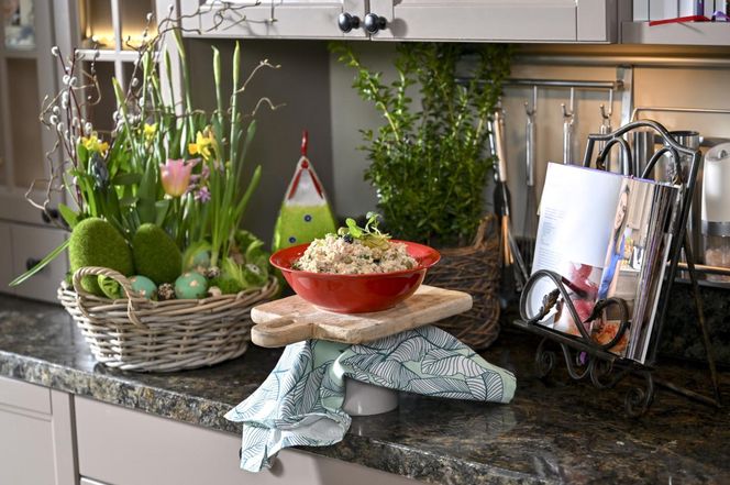 Ewa Wachowicz w kuchni