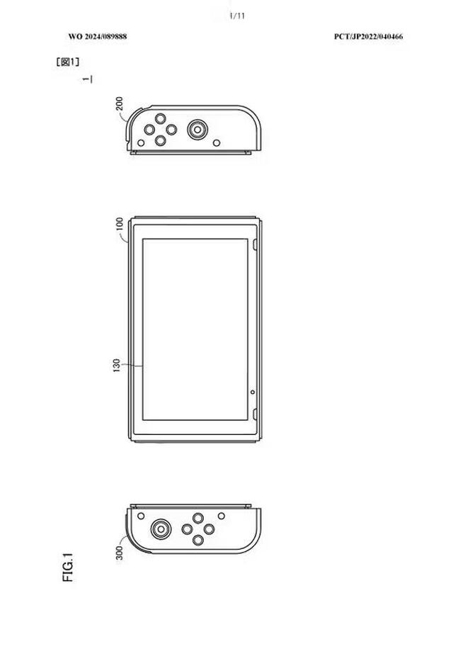 Patent Nintendo Switch Ładowanie 