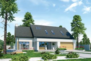 Domy z wjazdem od południa