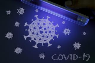 Lampą UV w koronawirusa
