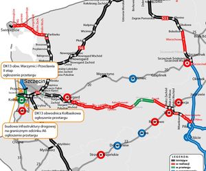 Ważne inwestycje drogowe w rejonie Szczecina