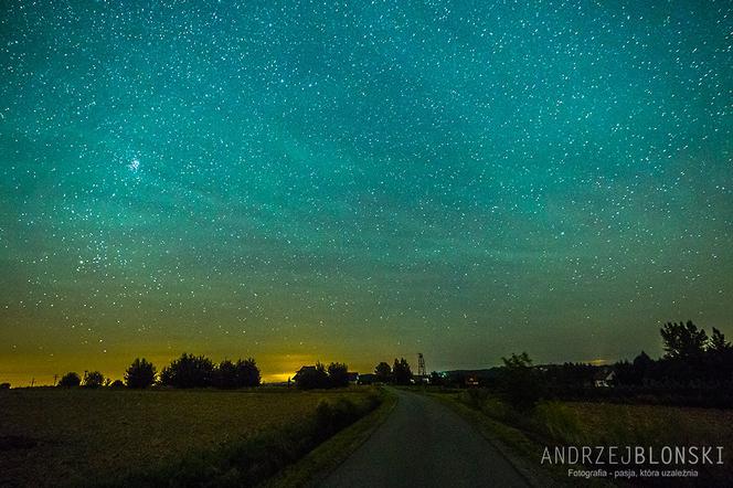 Perseidy i Airglow na Podkarpaciu