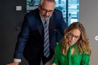 Barwy szczęścia. Adam (Jacek Kopczyński), Sylwia (Hanna Turnau)