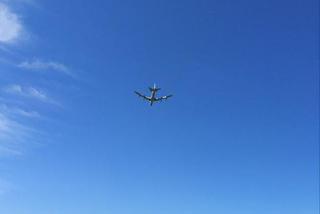 Samolot AWACS nad Krakowem