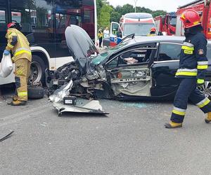 Wypadek na Moniuszki w Starachowicach