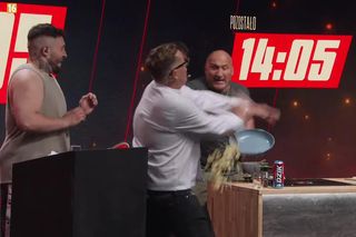 Marcin Najman starł się z kucharzem! Zaatakował go jajecznicą. Sceny