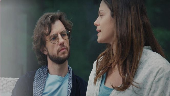 M jak miłość odc. 1880. Kasia (Paulina Lasota), Mariusz (Mateusz Mosiewicz)