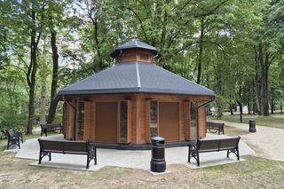 Tężnia solankowa w Parku Planty