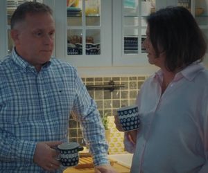 M jak miłość odc. 1843. Marysia (Małgorzata Pieńkowska), Artur Rogowski (Robert Moskwa)