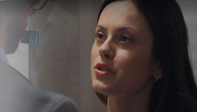 M jak miłość odc. 1874. Kasia (Paulina Lasota), Mariusz (Mateusz Mosiewicz)