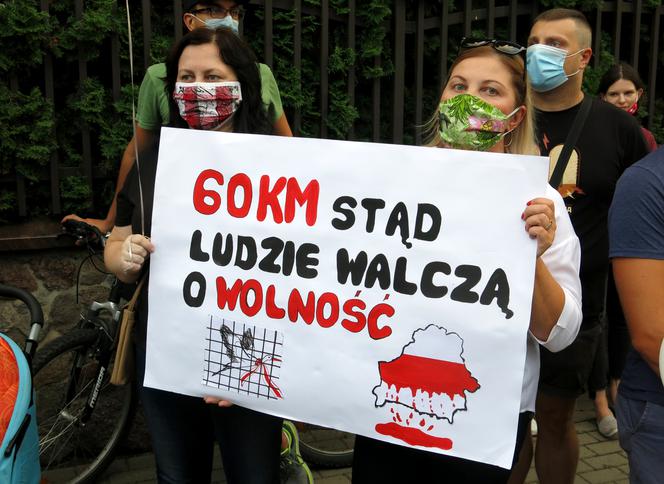 Marsz Solidarni z Białorusią w Białymstoku