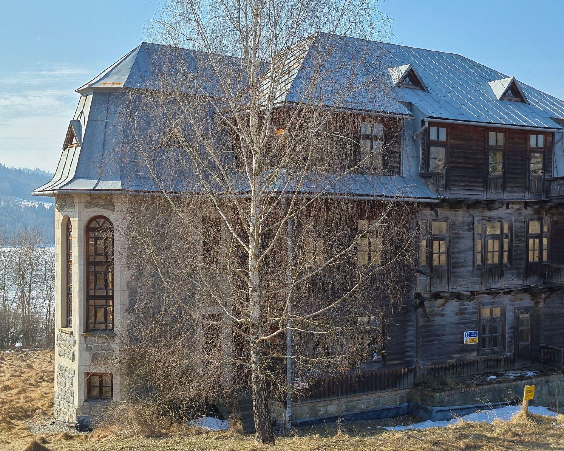 Osada widmo w Czorsztynie