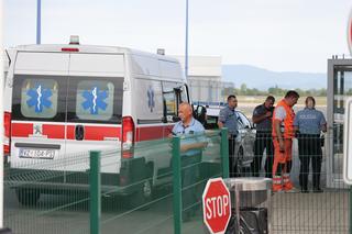 Transportują rannych pacjentów do Polski. Pierwsze zdjęcia z Zagrzebia