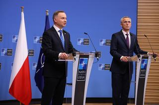 Spotkanie Andrzeja Dudy z szefem Sojuszu. NATO będzie bronić każdego centymetra terytorium Polski