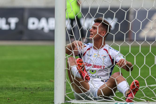 Kibice Górnika Zabrze na meczu z Lechią Gdańsk