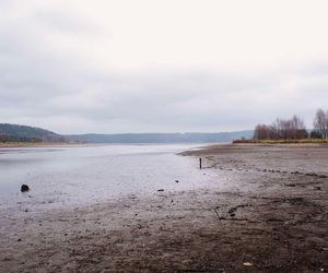 Mroczne klimaty nad zalewem brodzkim. Idealne na spacer dla fotografów