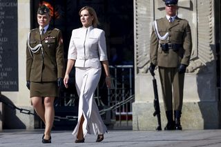 Marta Nawrocka. Obchody Święta Wojska Polskiego