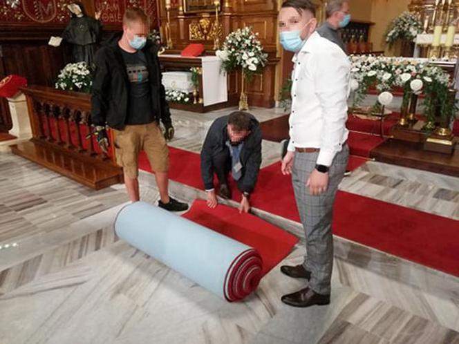 Przygotowania do ślubu w Łagiewnikach