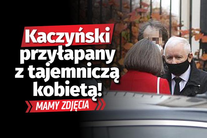 Kaczyński przyłapany z tajemniczą kobietą!