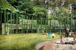 Wizualizacja nowych atrakcji na Miejskiej Górze w Starym Sączu