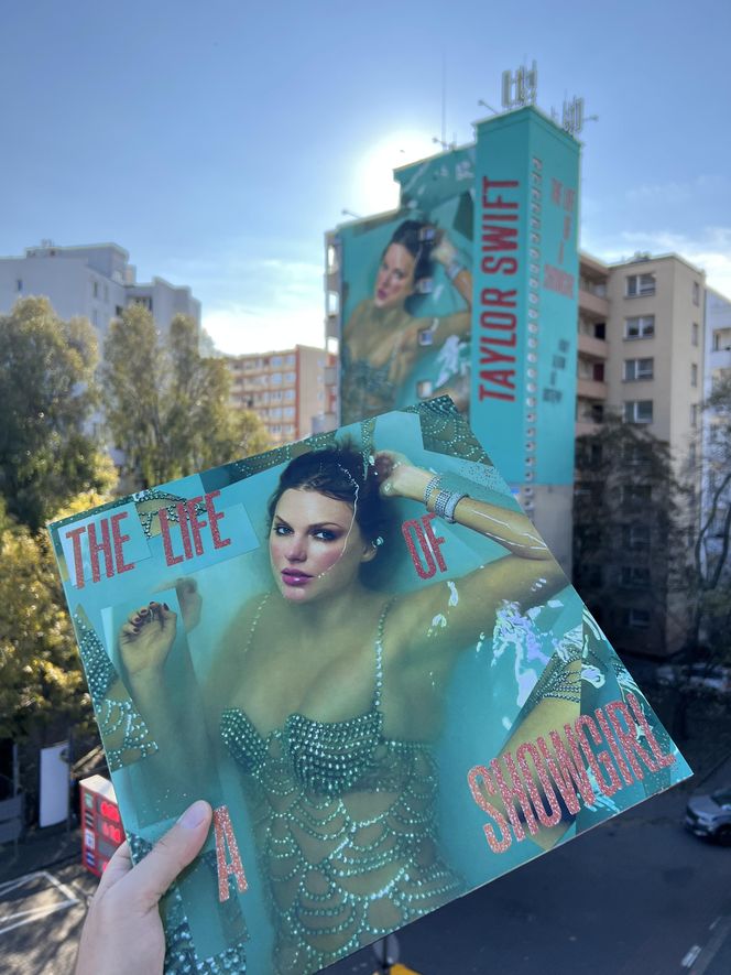 Mural promujący album Taylor Swift
