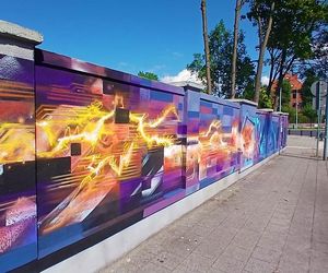 Nowy mural na Pogodnie