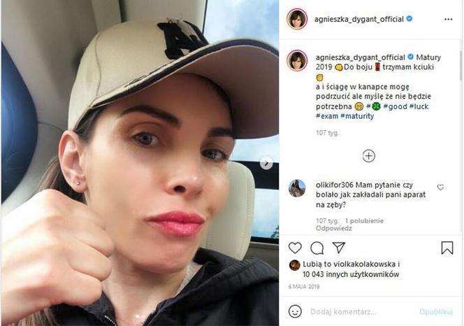 Agnieszka Dygant bez makijażu czuje się naga