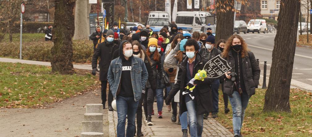 Uczniowie strajkowali we Wrocławiu