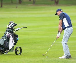 Jerzy Dudek na polu golfowym