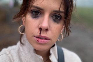 Na sygnale. Martyna (Monika Mazur) na planie