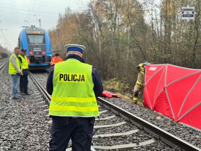 Śmiertelny wypadek na torach w Rudzie Śląskiej. 51-latek zginął pod kołami pociągu