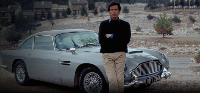 Pierce Brosnan, Aston Martin DB5, James Bond