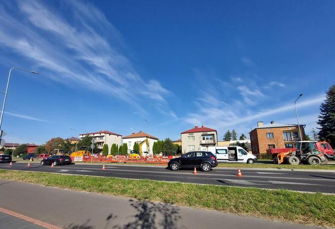 Utrudnienia w ruchu na ul. Szczebrzeskiej w Zamościu