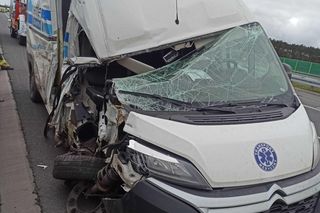 Kolizja na S5 pod Wilkowicami