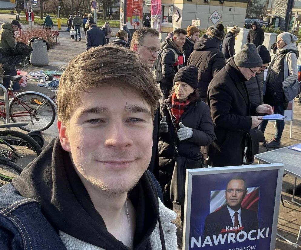 Syn Karola Nawrockiego, Daniel Nawrocki wspiera ojca