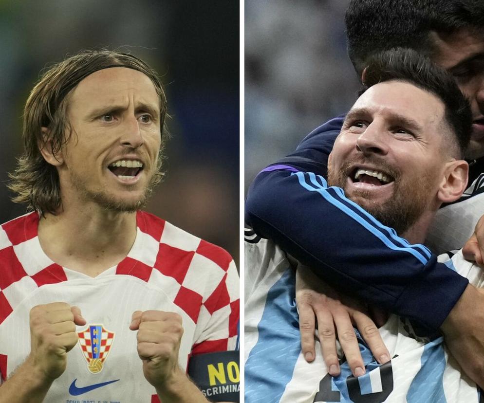 Modrić, Messi / Mundial 2022 / Chorwacja, Argentyna