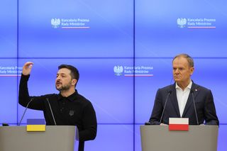 Zełenski w Warszawie