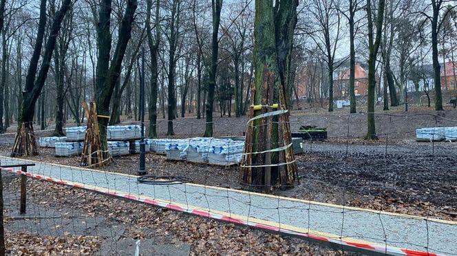 Remont w Parku Tysiąclecia. Styczeń 2023
