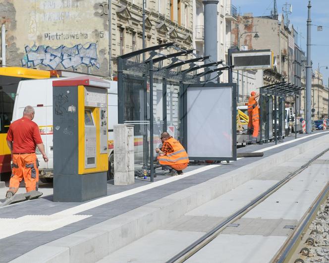 Nowe przystanki na skrzyżowaniu Zachodniej i Legionów w Łodzi